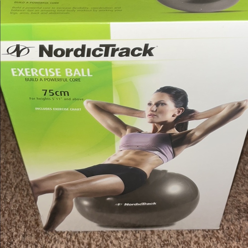 NIB NordicTrack Exercise Ball